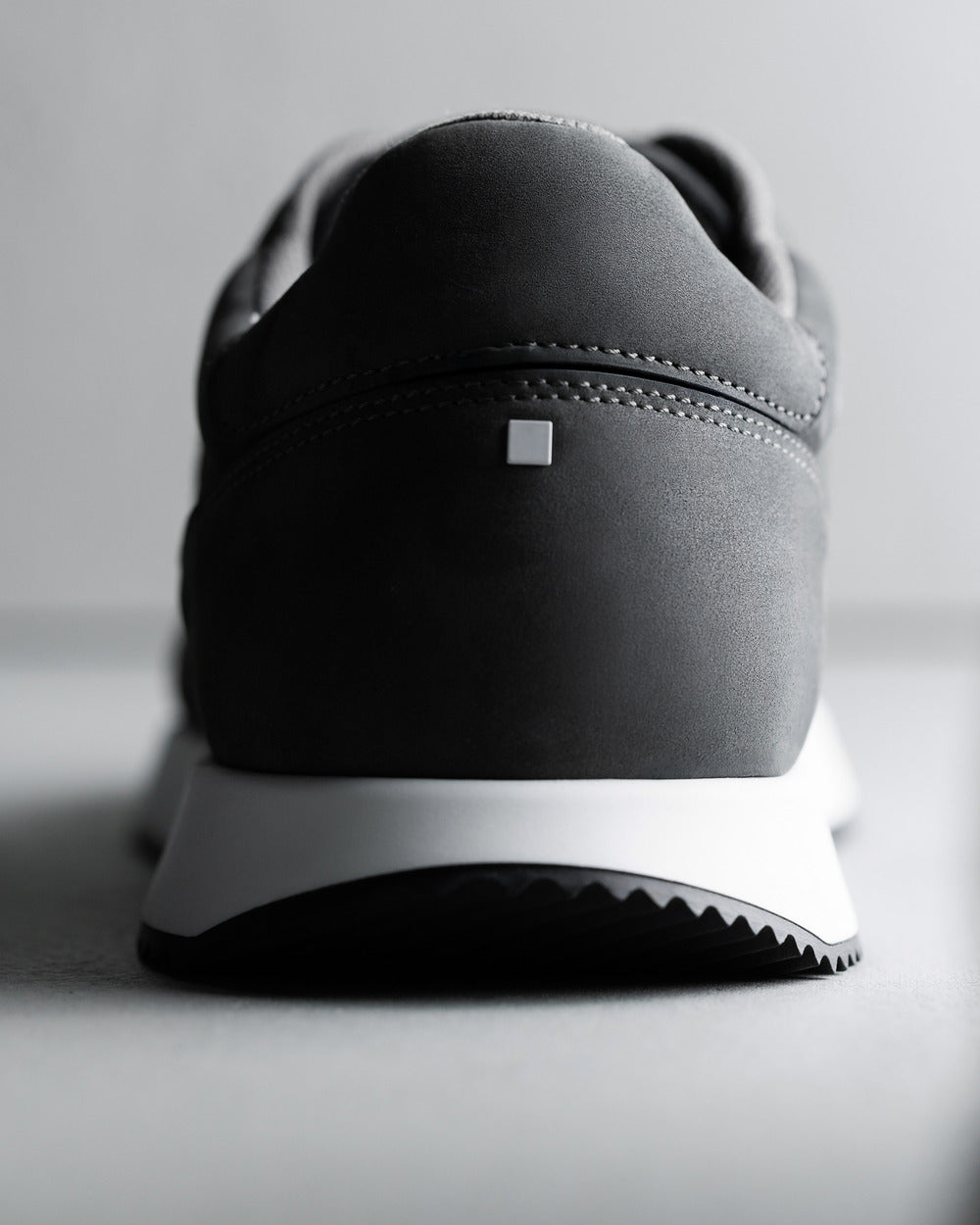 RS 01 Lightweight Anthracite – runner sneakers in grey nubuck leather and mesh, photo 8