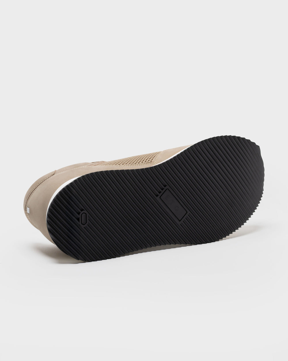 RS 01 Lightweight Desert Taupe – runner sneakers in taupe nubuck leather and mesh, photo 12