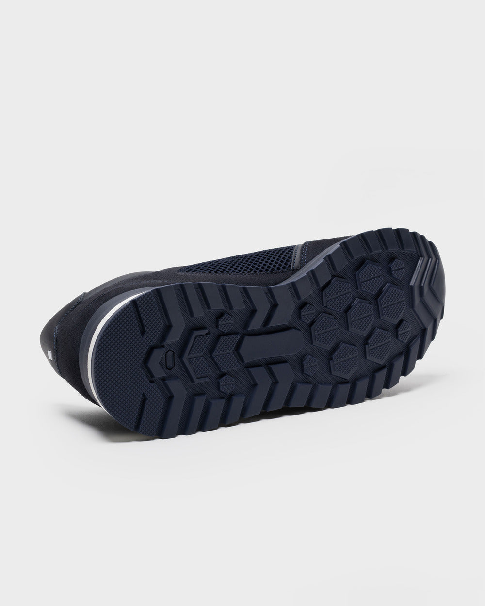RS 03 Blueberry – runner sneakers in blue suede and mesh, photo 10