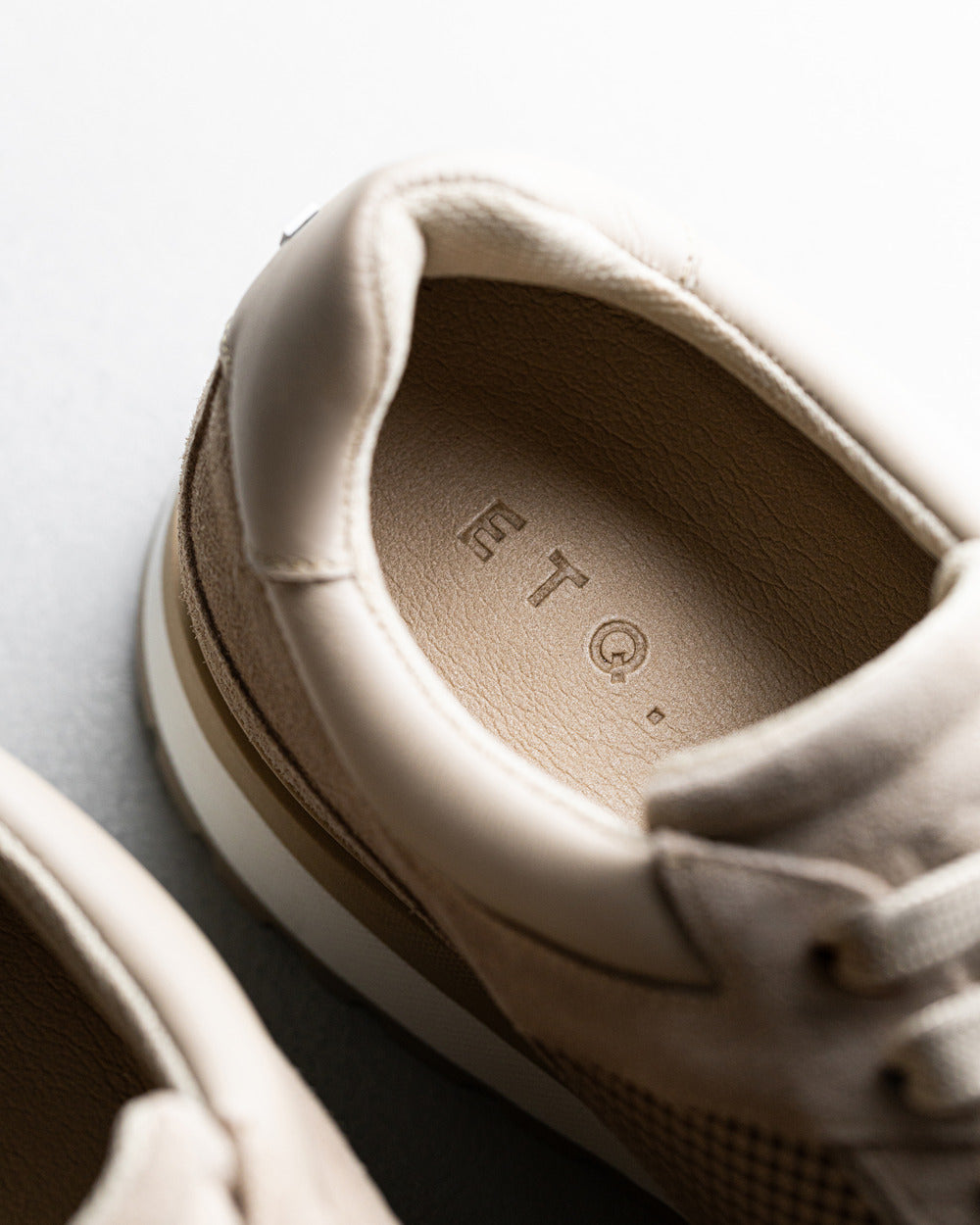 RS 03 Desert Taupe – runner sneakers in taupe suede and mesh, photo 11