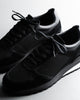 RS 03 Jet Black – runner sneakers in black suede and mesh, photo 4