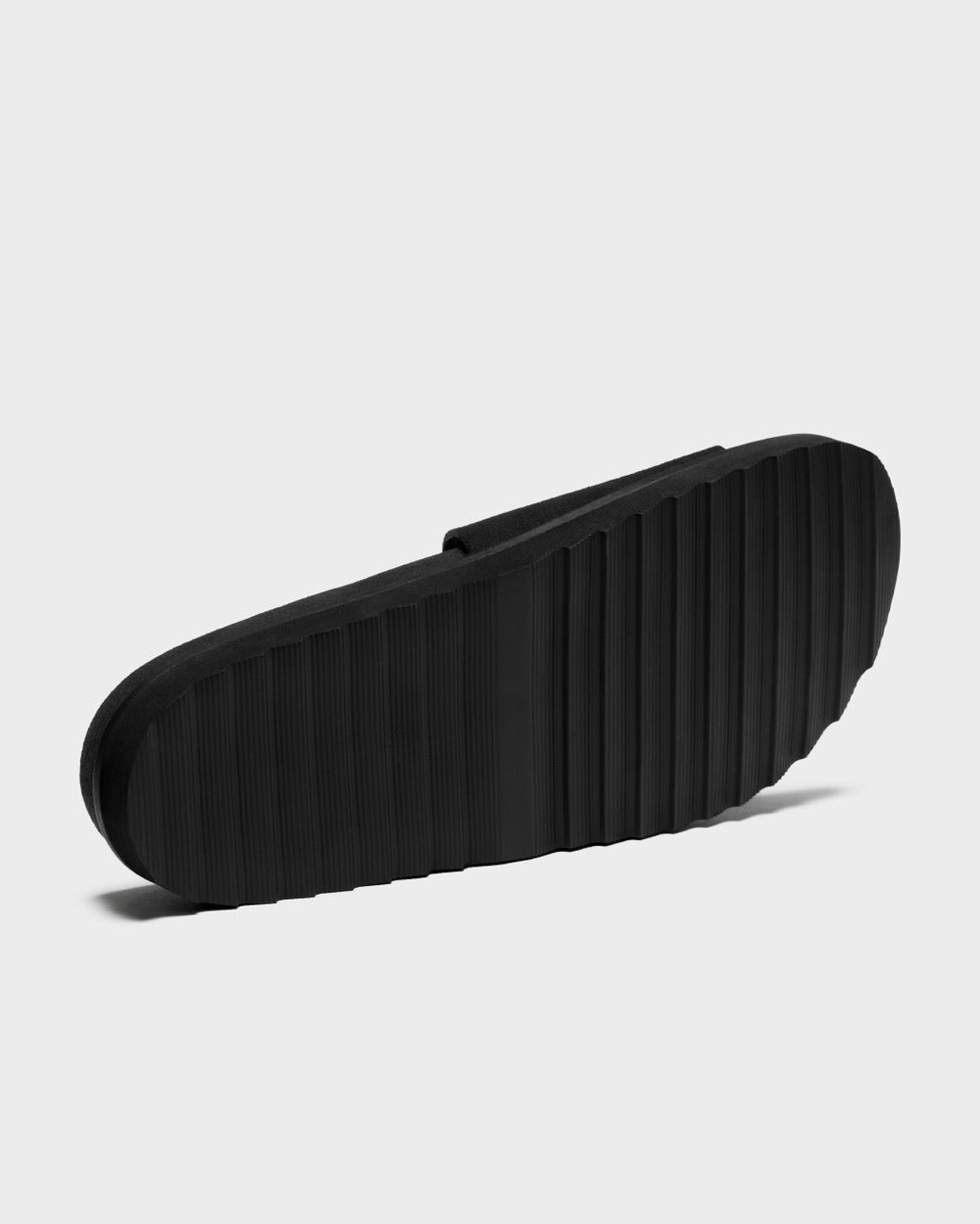 SL 01 Full Suede Black – slides in black suede, photo 15