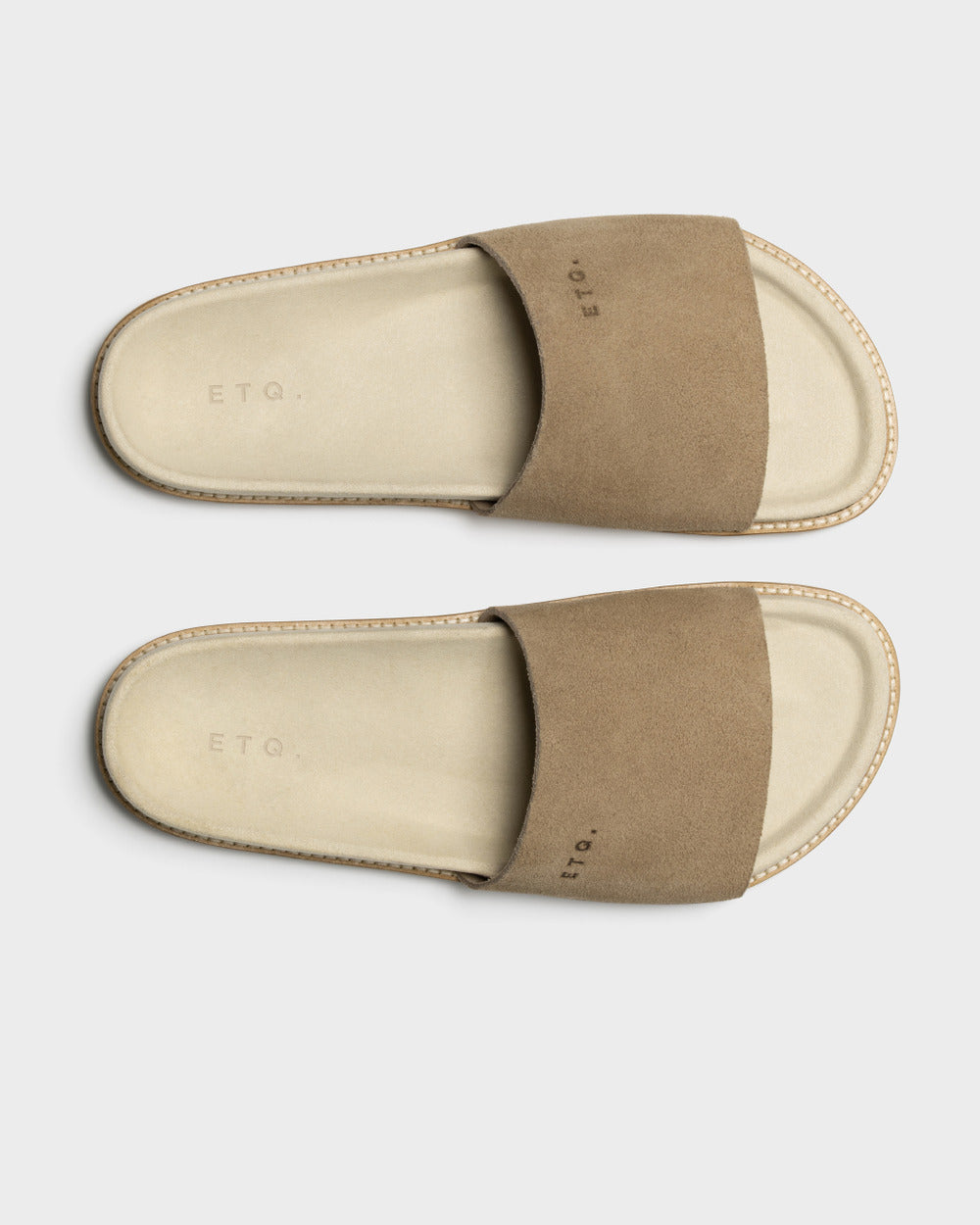 SL 01 Full Suede Sand – slides in beige suede, photo 11