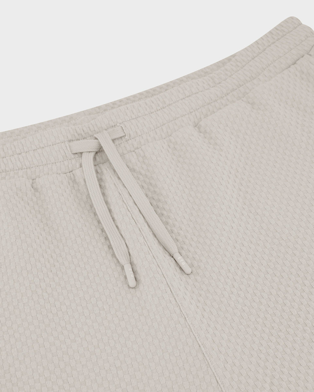 ST 02 Jacquard Sand – shorts in beige cotton jacquard, detail