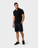 ST 03 Essence Chino Black – chino shorts in black cotton twill, photo 4