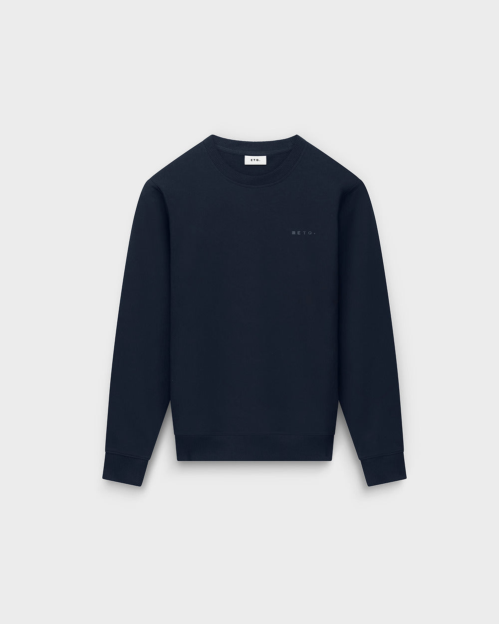 SW 01 Marked Blueberry 2.0 – sweatshirt in blue stretch cotton