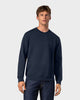 SW 01 Marked Blueberry 2.0 – sweatshirt in blue stretch cotton