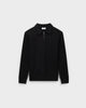 SW 02 Marked Half Zip Black 2.0 – half zip sweatshirt in black stretch cotton