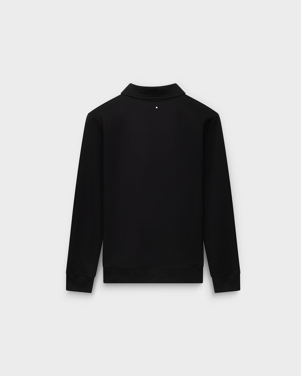 SW 02 Marked Half Zip Black 2.0 – half zip sweatshirt in black stretch cotton, photo 11