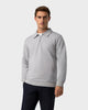 SW 02 Marked Half Zip Cement Grey 2.0 – half zip sweatshirt in grey stretch cotton