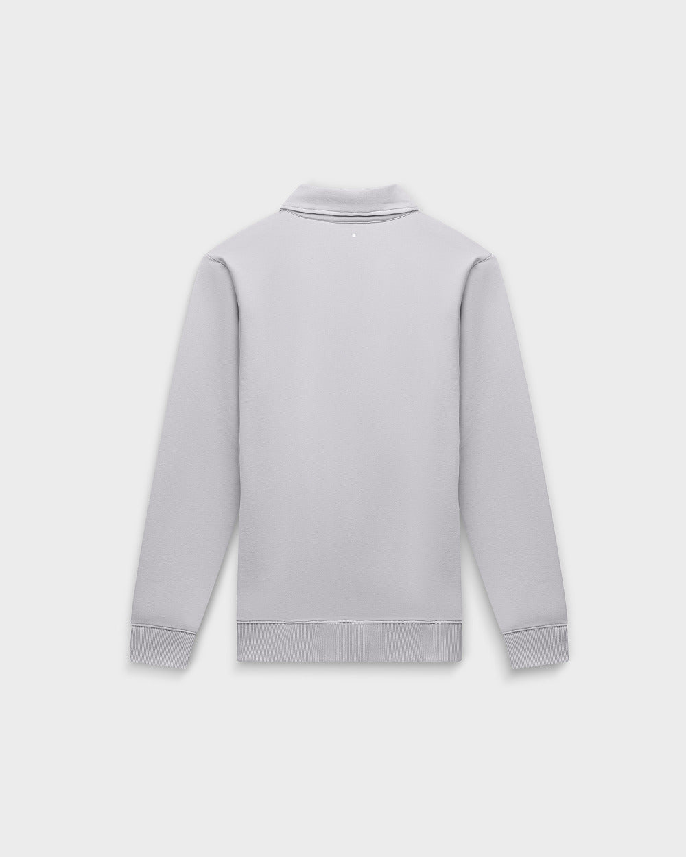 SW 02 Marked Half Zip Cement Grey 2.0 – half zip sweatshirt in grey stretch cotton, photo 9