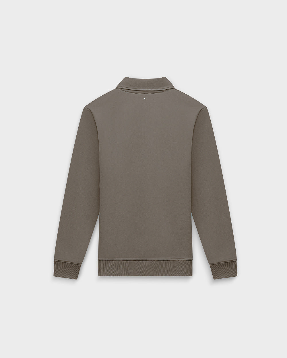 SW 02 Marked Half Zip Desert Taupe 2.0 – half zip sweatshirt in taupe stretch cotton, photo 7