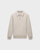 SW 02 Marked Half Zip Sand 2.0 – half zip sweatshirt in beige stretch cotton