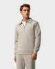 SW 02 Marked Half Zip Sand 2.0 – half zip sweatshirt in beige stretch cotton