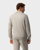 SW 02 Marked Half Zip Sand 2.0 – half zip sweatshirt in beige stretch cotton, photo 3