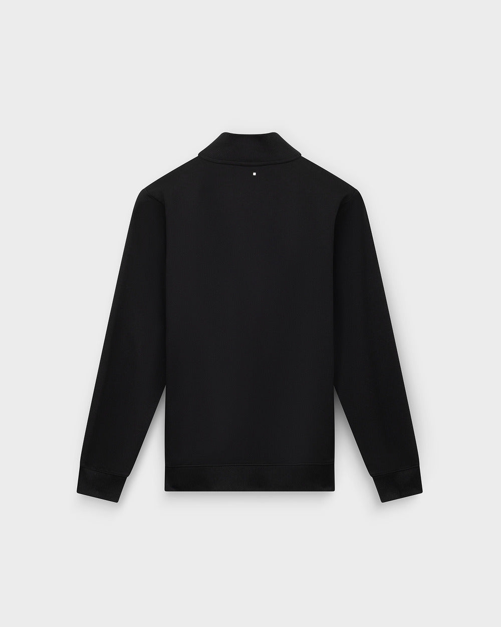 SW 03 Marked Half Zip Black – half zip sweatshirt in black stretch cotton, photo 13