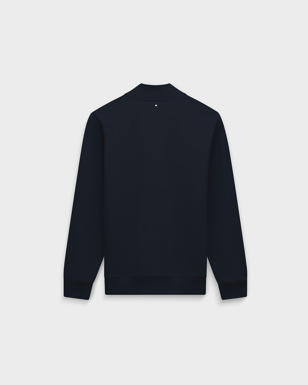 SW 03 Marked Half Zip Blueberry – half zip sweatshirt in blue stretch cotton, photo 6