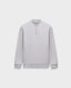 SW 03 Marked Half Zip Cement Grey