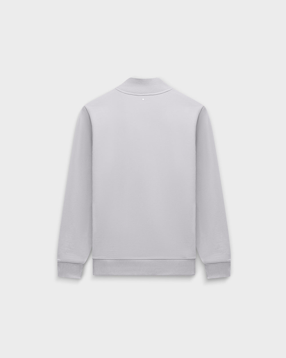 SW 03 Marked Half Zip Cement Grey – half zip sweatshirt in grey stretch cotton, photo 7