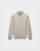SW 03 Marked Half Zip Sand – half zip sweatshirt in beige stretch cotton