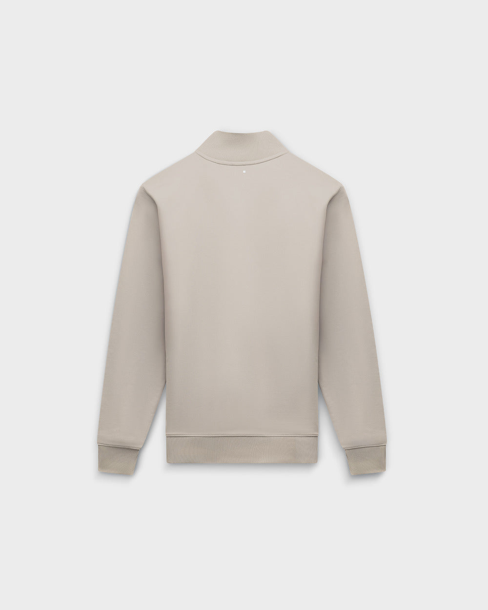 SW 03 Marked Half Zip Sand – half zip sweatshirt in beige stretch cotton, photo 6