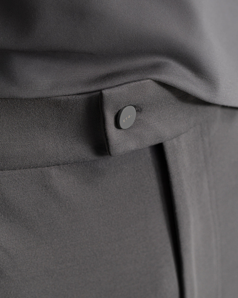 TP 01 Essence Slim Anthracite 2.0 – trousers in grey Punto di Roma stretch, photo 10
