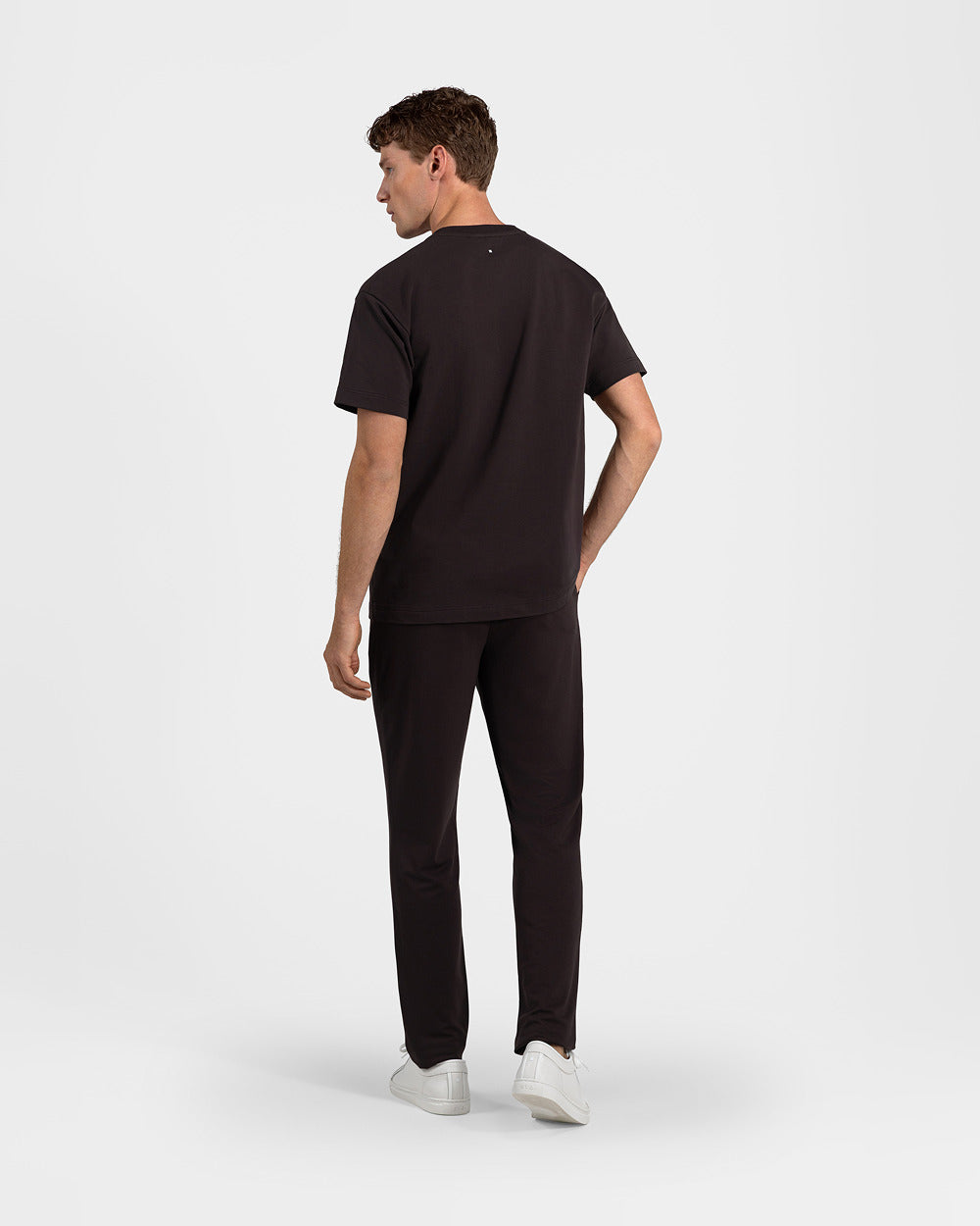 TP 01 Essence Slim Chocolate 2.0 – trousers in brown Punto di Roma stretch, photo 5
