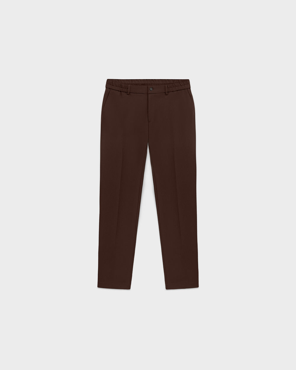 TP 02 Essence Chocolate – travel trousers in brown Traveller Weave