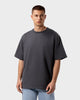 TS 01 Essence Oversized Heavyweight Anthracite 2.0 – t-shirt in grey stretch cotton, photo 2