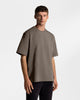 TS 01 Essence Oversized Heavyweight Desert Taupe 2.0 – t-shirt in taupe stretch cotton, photo 2