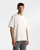 TS 01 Essence Oversized Heavyweight Off White 2.0 – t-shirt in white stretch cotton, photo 3