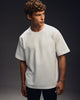 TS 01 Essence Oversized Heavyweight White 2.0 – t-shirt in white stretch cotton, photo 4