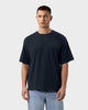 TS 01 Essence Oversized Lightweight Blueberry 2.0 – t-shirt in blue cotton jersey