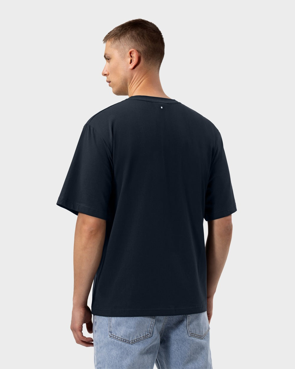 TS 01 – t-shirt in blue cotton jersey
