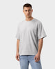 TS 01 Essence Oversized Lightweight Cement Grey 2.0 – t-shirt in grey cotton jersey