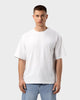 TS 01 Essence Oversized Lightweight White 2.0 – t-shirt in white cotton jersey, photo 2