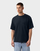 TS 01 Pocket Oversized Lightweight Blueberry – t-shirt in blue cotton jersey