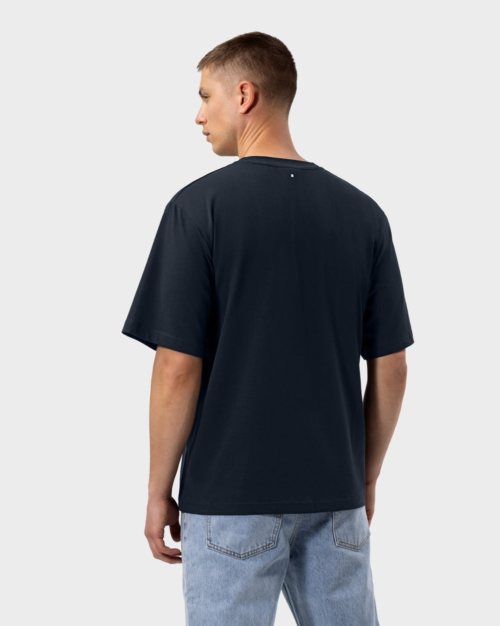 TS 01 – t-shirt in blue cotton jersey