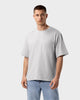 TS 01 Pocket Oversized Lightweight Cement Grey – t-shirt in grey cotton jersey