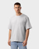 TS 01 Pocket Oversized Lightweight Cement Grey – t-shirt in grey cotton jersey