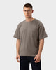 TS 01 Pocket Oversized Lightweight Desert Taupe – t-shirt in taupe cotton jersey