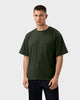 TS 01 Pocket Oversized Lightweight Forest Green – t-shirt in green cotton jersey