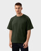 TS 01 Pocket Oversized Lightweight Forest Green – t-shirt in green cotton jersey