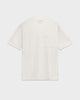 TS 01 Pocket Oversized Lightweight Off White – t-shirt in white cotton jersey