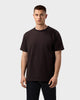 TS 01 Essence Regular Heavyweight Chocolate 2.0 – t-shirt in brown stretch cotton