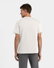 TS 01 Essence Regular Heavyweight Off White 2.0 – t-shirt in white stretch cotton, back view
