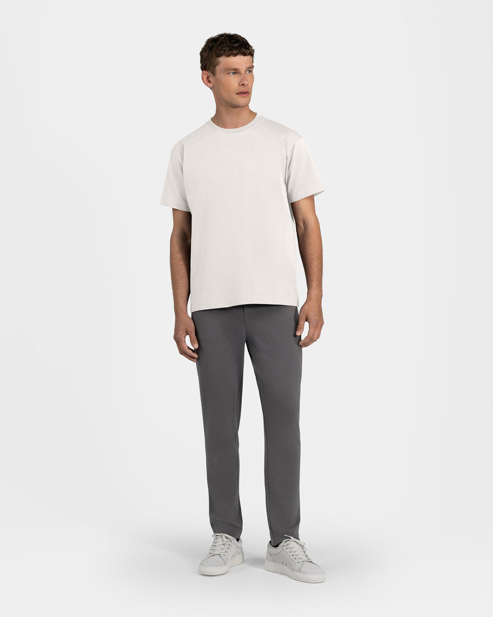TS 01 Essence Regular Heavyweight Off White 2.0 – t-shirt in white stretch cotton, photo 10