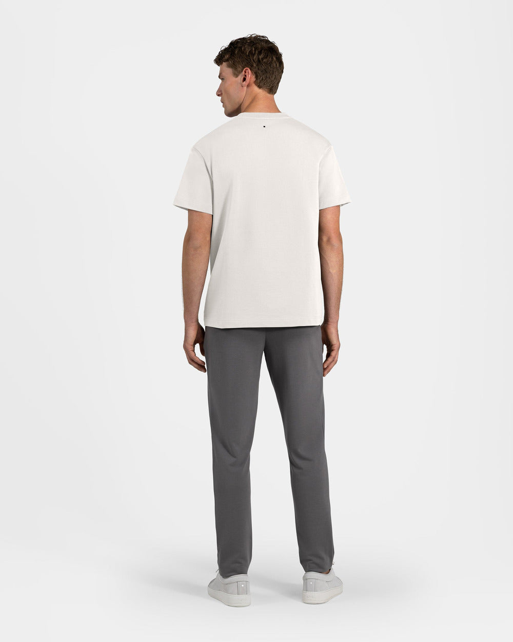TS 01 Essence Regular Heavyweight Off White 2.0 – t-shirt in white stretch cotton, photo 11