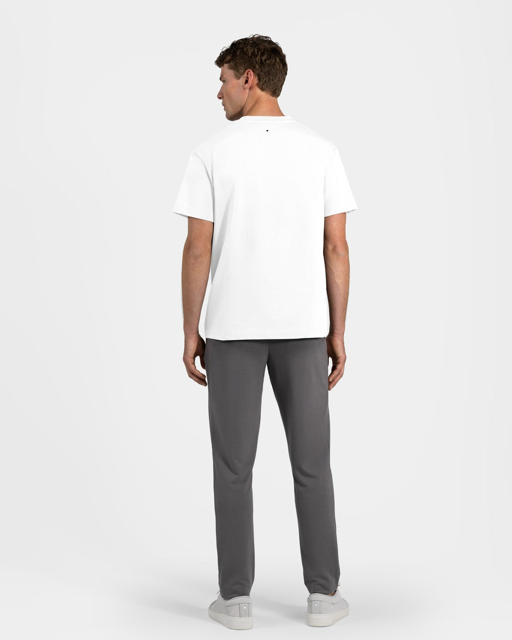 TS 01 Essence Regular Heavyweight White 2.0 – t-shirt in white stretch cotton, photo 11