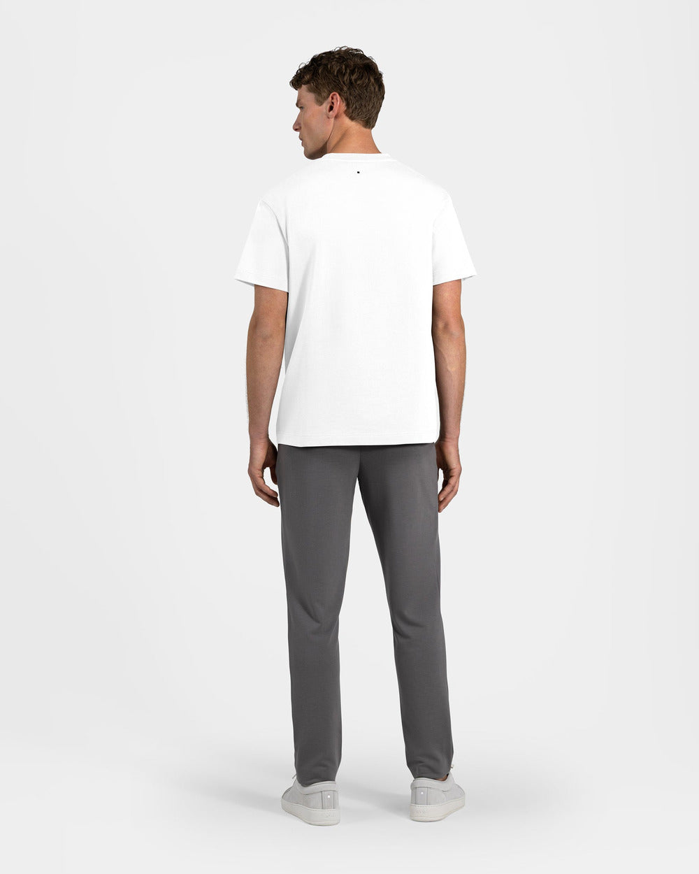 TS 01 Essence Regular Heavyweight White 2.0 – t-shirt in white stretch cotton, photo 11